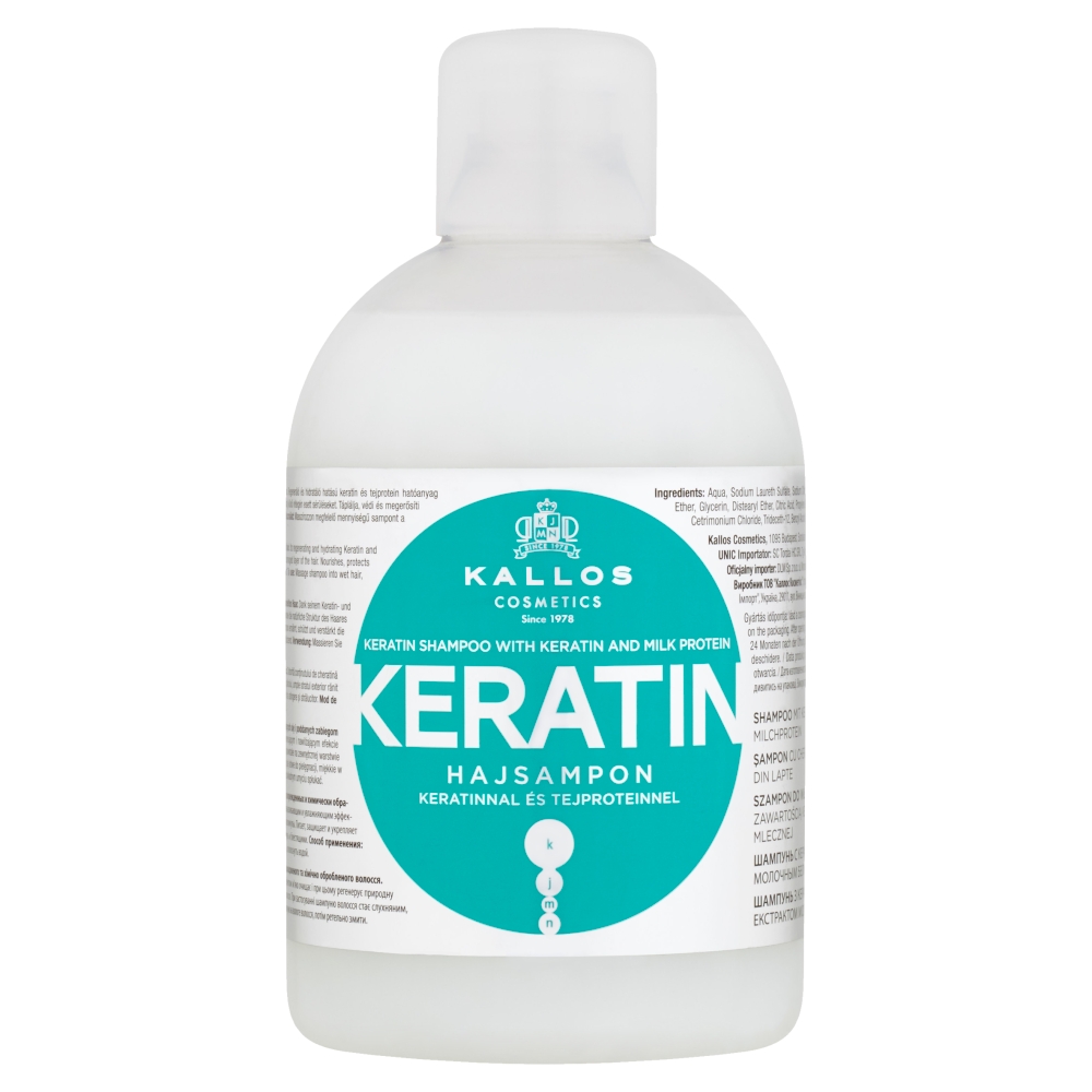 E-shop Kallos Keratín Shampoo 1000 ml