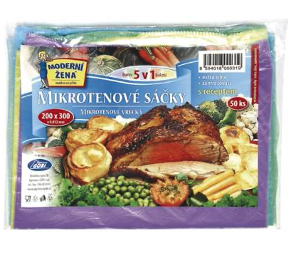 Farebné Mikrotenové vrecká 20x30cm (50ks/sac)