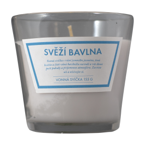 Q Home sviečka 155g bavlna