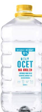 biely Ocot na upratovanie 10% 5l kanister