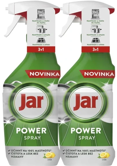 Jar Power Spray Citrónová Vôňa 2x500 ml