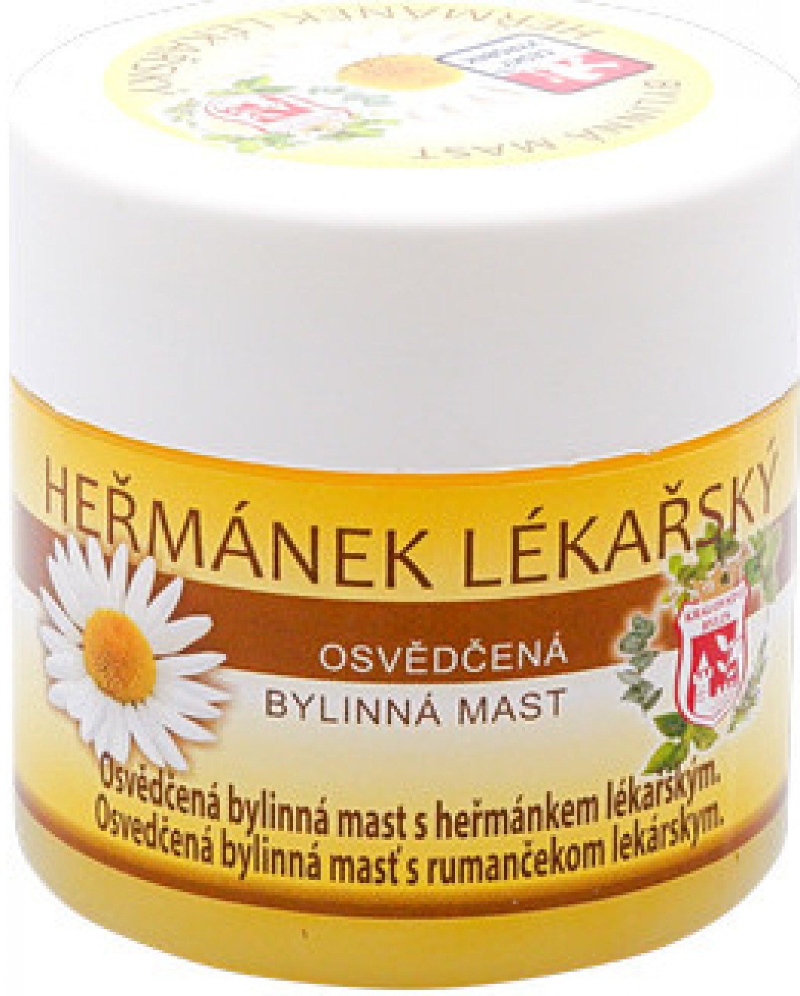 Království bylin bylinná masť Harmanček lekársky 150 ml