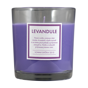 Q Home sviečka 125g levanduľa