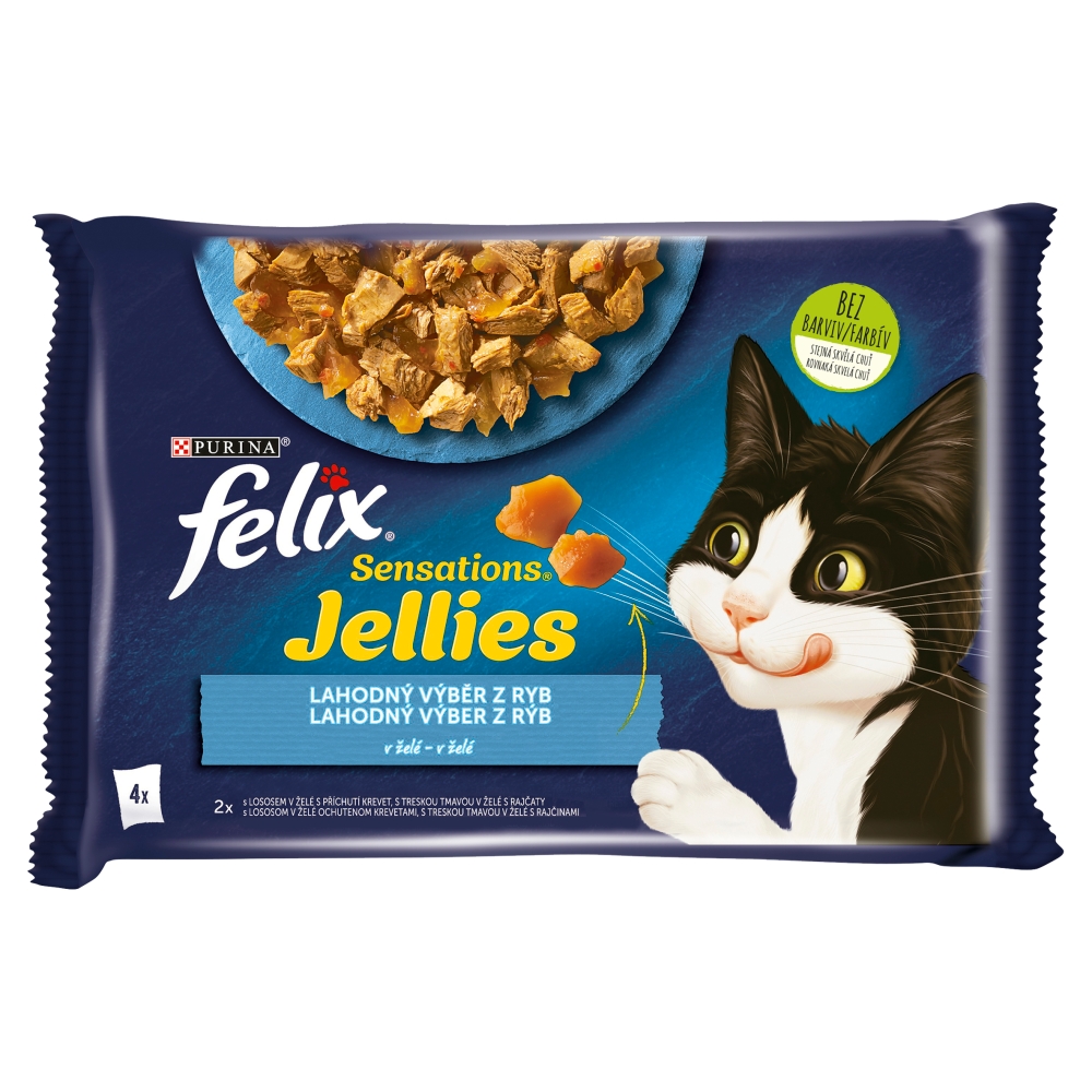 Felix capsa (4x85g/sac)sens želé ryby