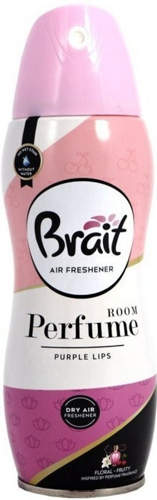 Brait Perfume Purple Lips suchý osviežovač vzduchu sprej 300 ml