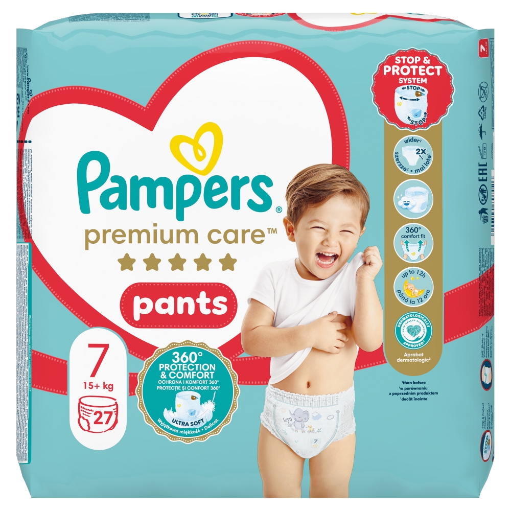 Procter and Gamble Pampers Premium Pants VP S7 (27ks/fol)