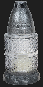 Lampa sklenená 102 30g v17cm G