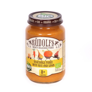 RudolfsBIO 190g Zel s ryžou a ihom 8m+