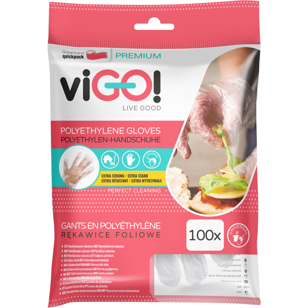 RUKAVICA JEDNORÁZ. MIKROTENOVÉ VIGO 100 KS