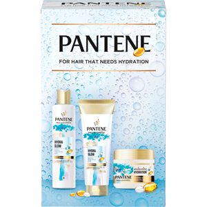 Pantene darčeková sada pre ženy Hydra Glow (šampón 250ml + kondicionér 160ml + maska 300ml)