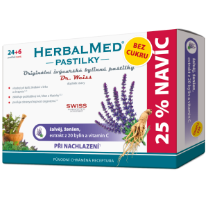 HerbalMed BEZ CUKRU pasca(24+6/kra)šalvia