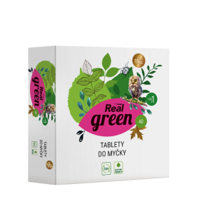 Real Green tablety do umývačky (40ks/kra)
