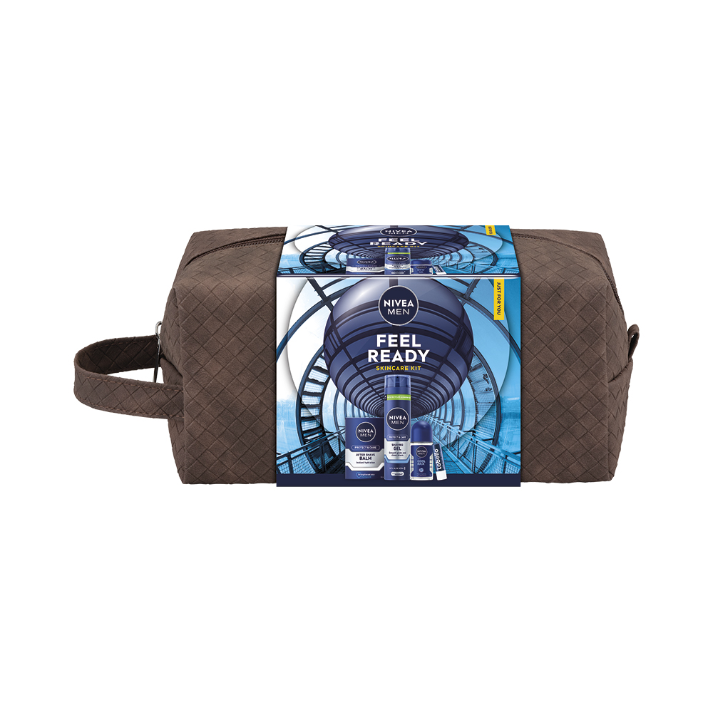 Kazeta: NIVEA M BPH Prot. & Care 100ml + GNH Prot. & Care 200ml + Roll-on 50ml + Labello 4,8 g Ks