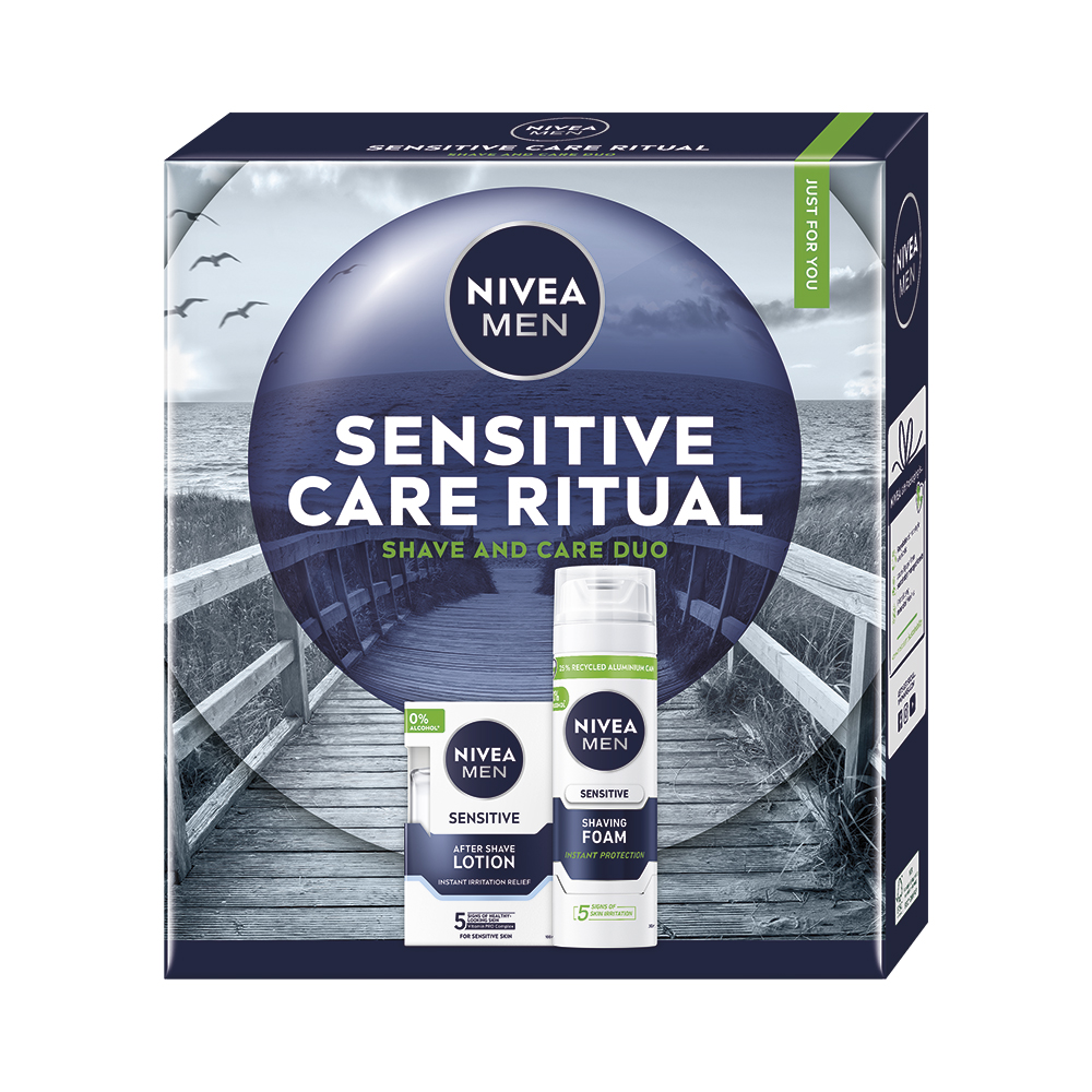 Kazeta: NIVEA M VPH Sensitive 100ml + PNH Sensitive 200ml