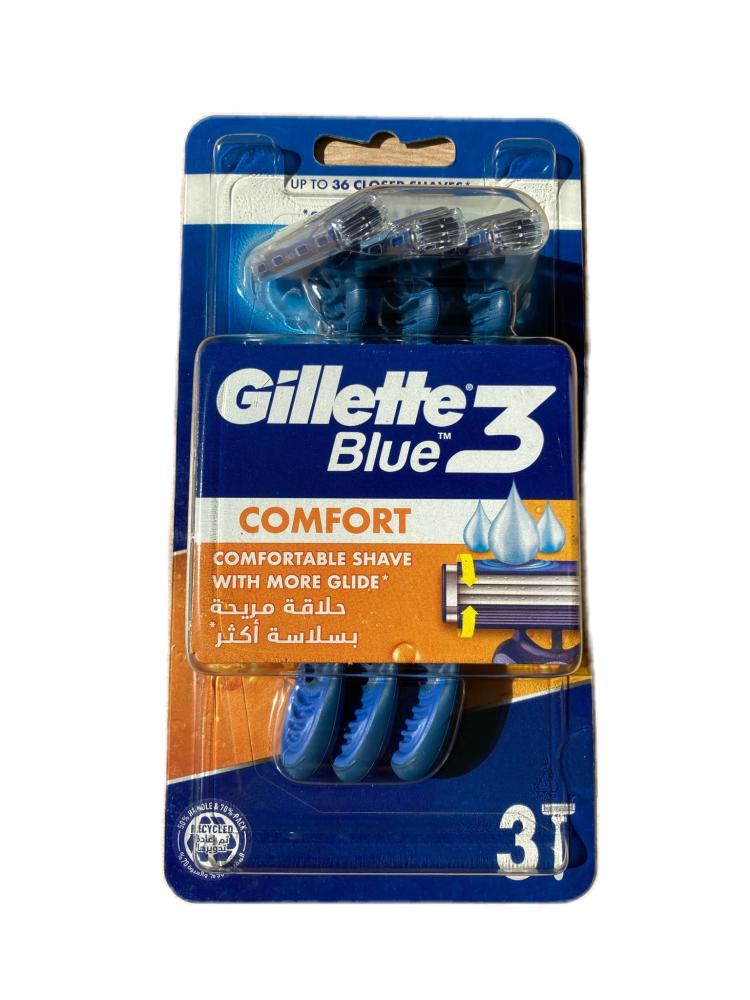 E-shop Gillette Jednorazový strojček Blue3 3ks Confort Ks