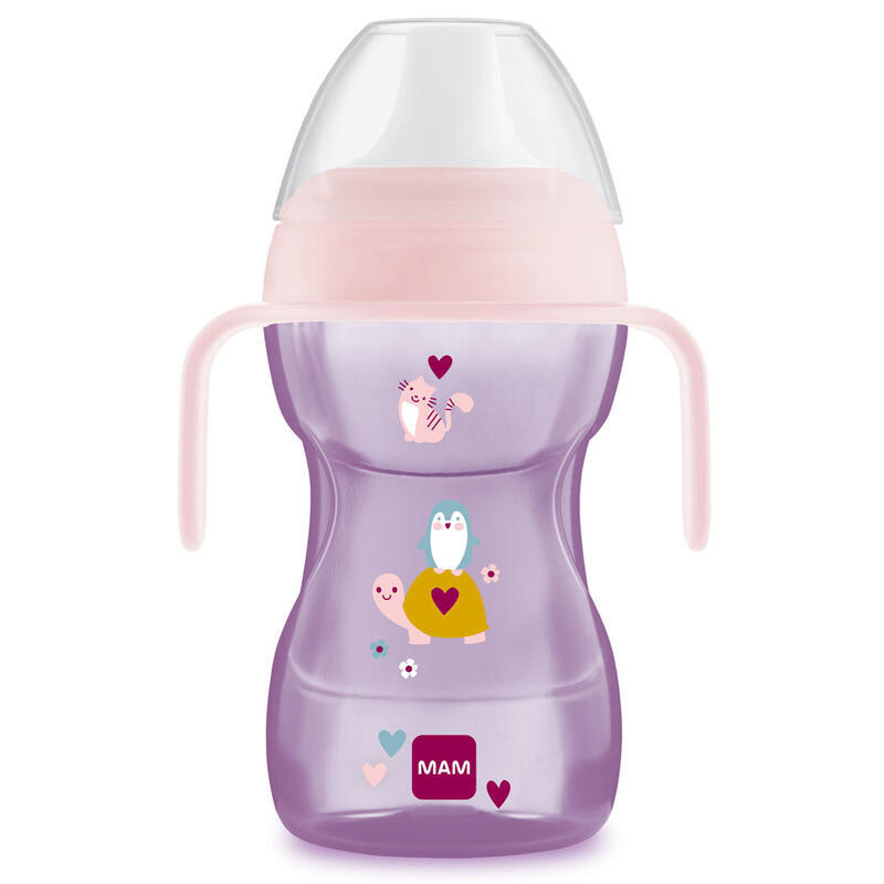 MAM HRNČEK FUN TO DRINK CUP 270 ml 8+, holka MAM HRNČEK FUN TO DRINK CUP 270 ml 8+, holka