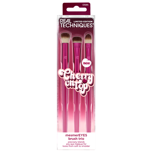 REAL TECHNIQUES Cherry On Top Trio štetcov na oči