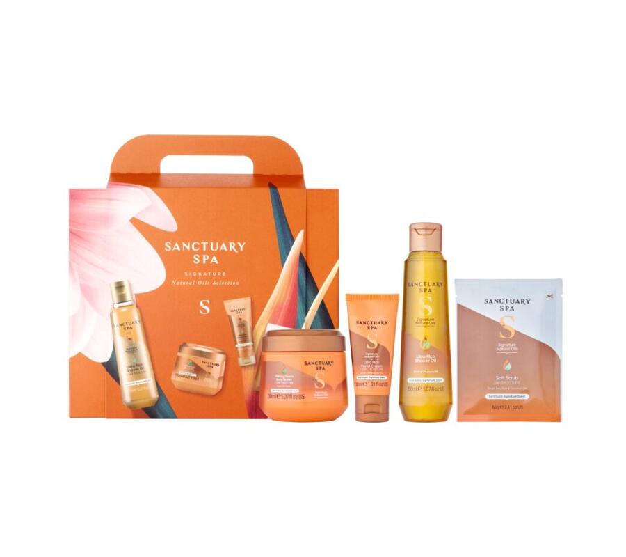 SANCTUARY SPA Signature Natural Oils Selection, 4 ks (signature s prírodnými olejmi)