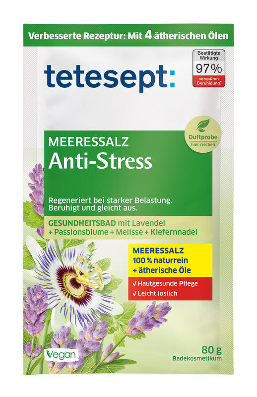 TETESEPT Proti stresu morská soľ 80g