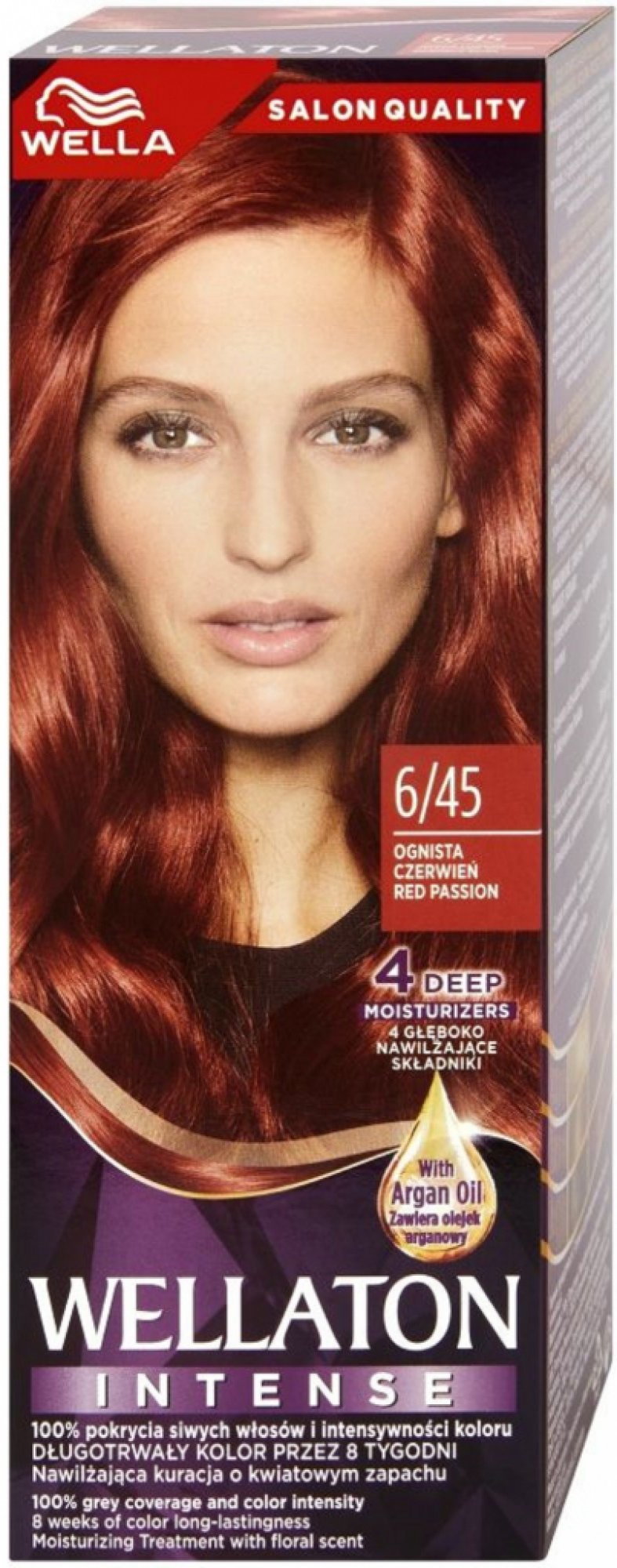 Procter & Gamble Wellaton farba na vlasy 6/45 Red passion