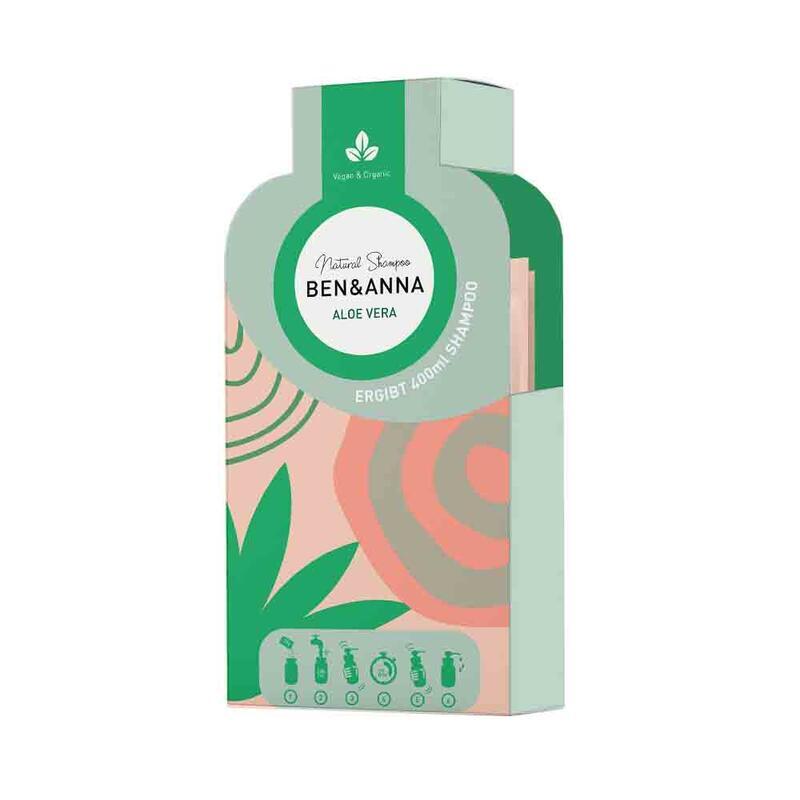 BEN&ANNA Šampón v zrniečkach ALOE VERA, 2 × 20 g;