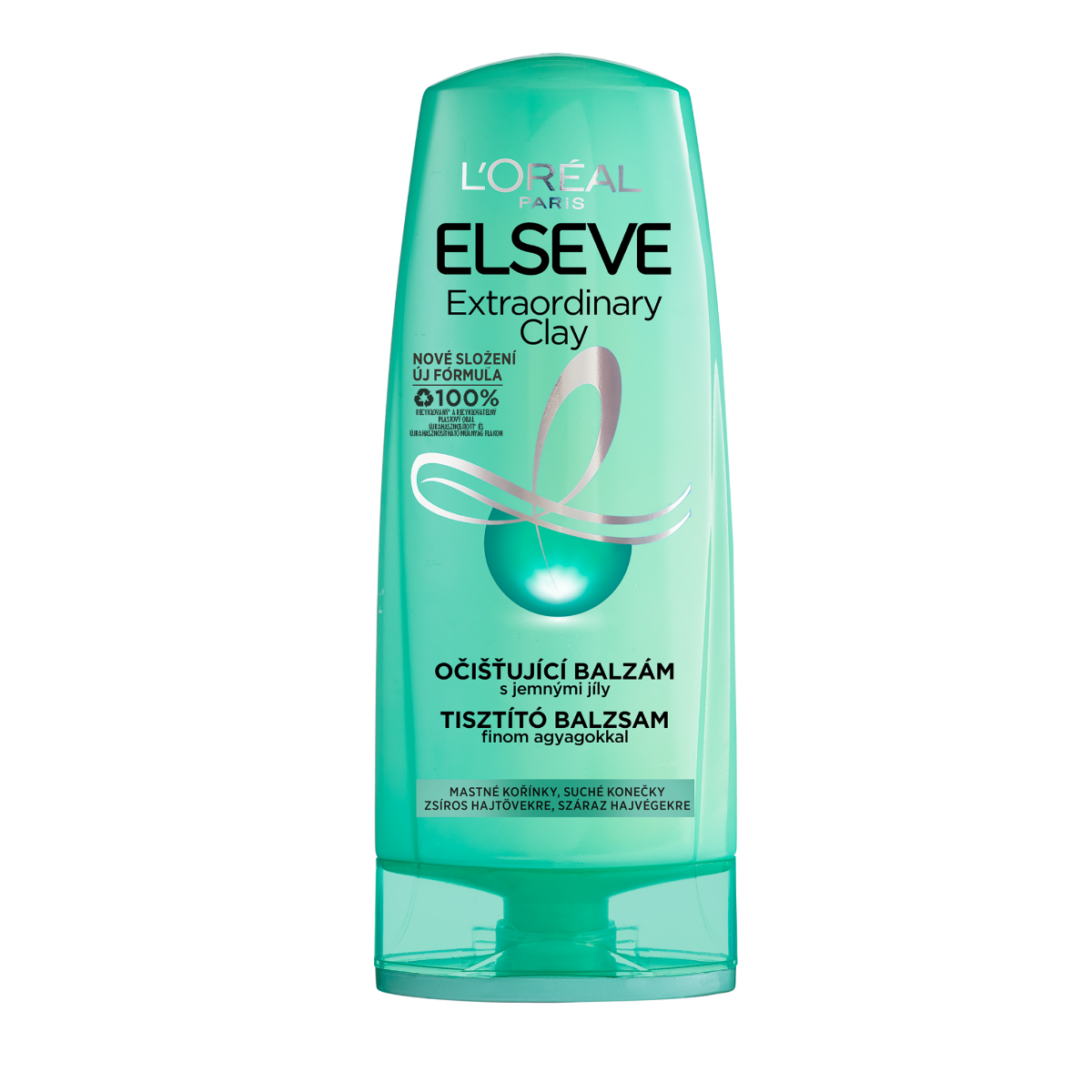 Loreal Loréal Paris Elseve Extraordinary Clay čistiaci balzam na vlasy 400 ml