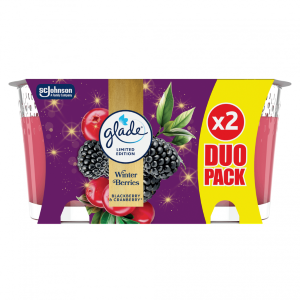 Glade DUO sviečky 2x112g Winter Berries