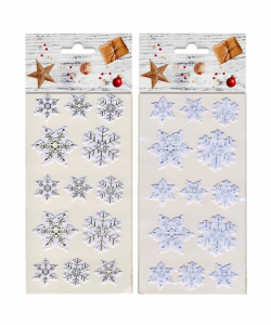 Samolepky penové vločky 10x24, 5cm