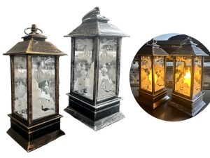 LED svetlo lampa 5,3x5,3x13cm plast