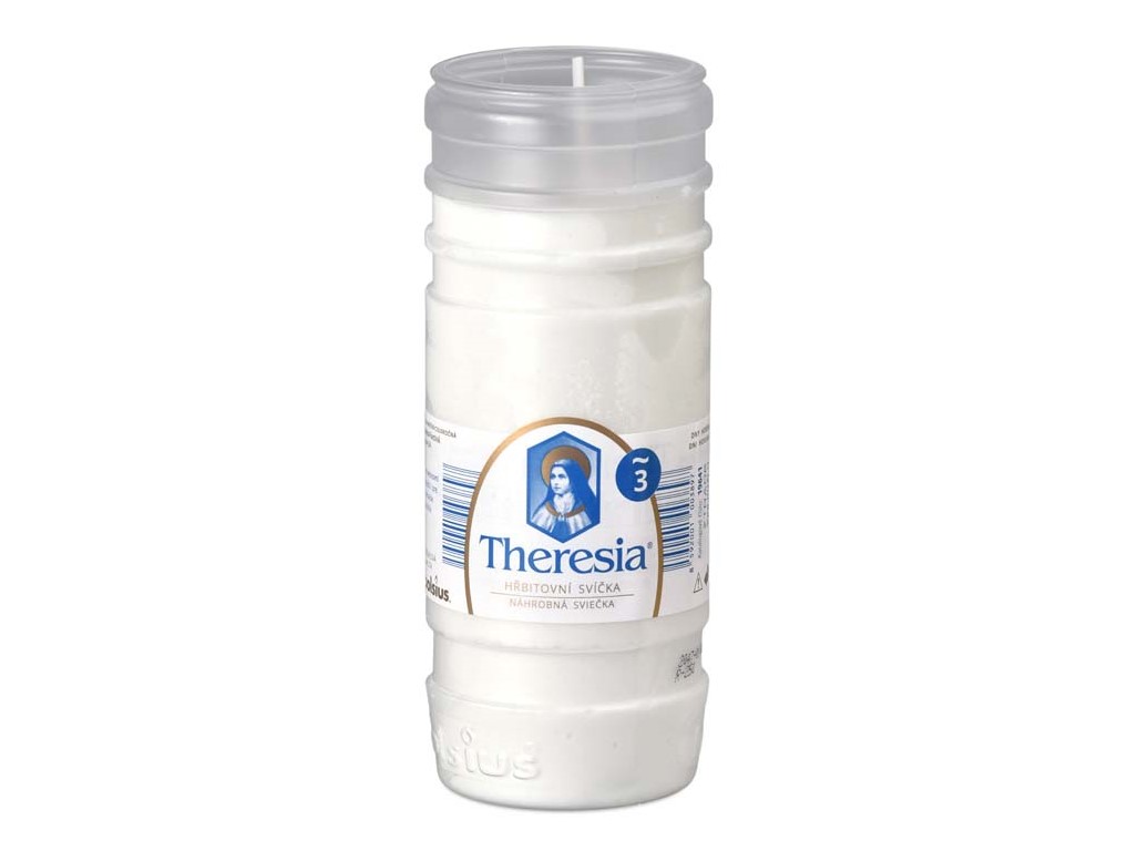 Theresia sviečka vklad 210g ~3dny biela liata