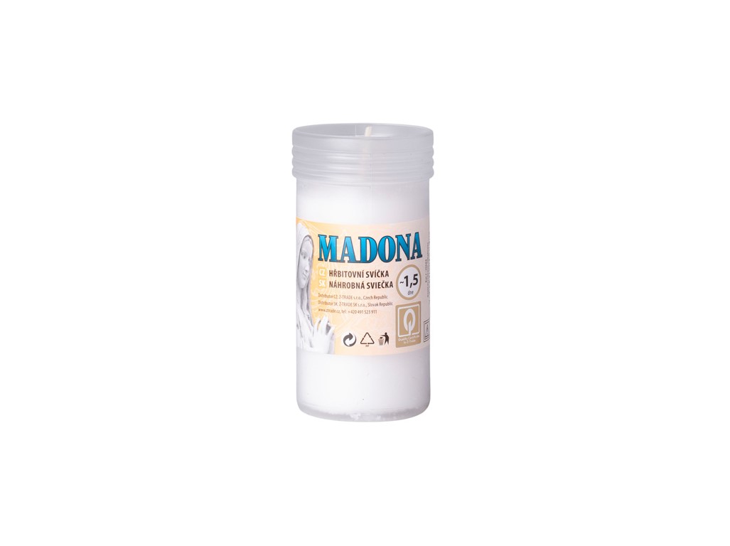 Madona vklad 100g ~1,5dne biela lisovaná