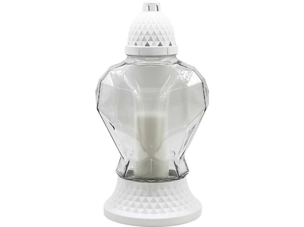 Madona Chrb.Sklo 30cm vklad 110g 32h. Srdce