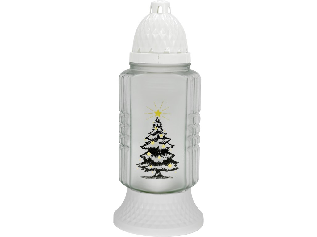 Madona Chrb.Sklo 27cm vklad 80g 24h. Vianočný stromček