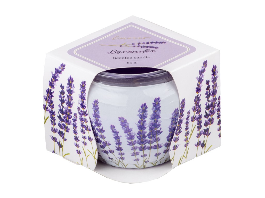 Emocio vonná sviečka v skle French Lavender Dekor 70x62mm