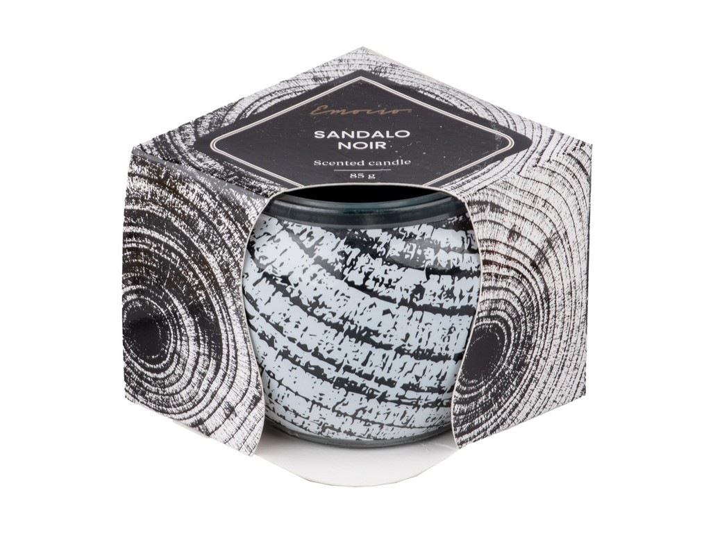 Emocio vonná sviečka v skle Sandalo Noir Dekor 70x62mm