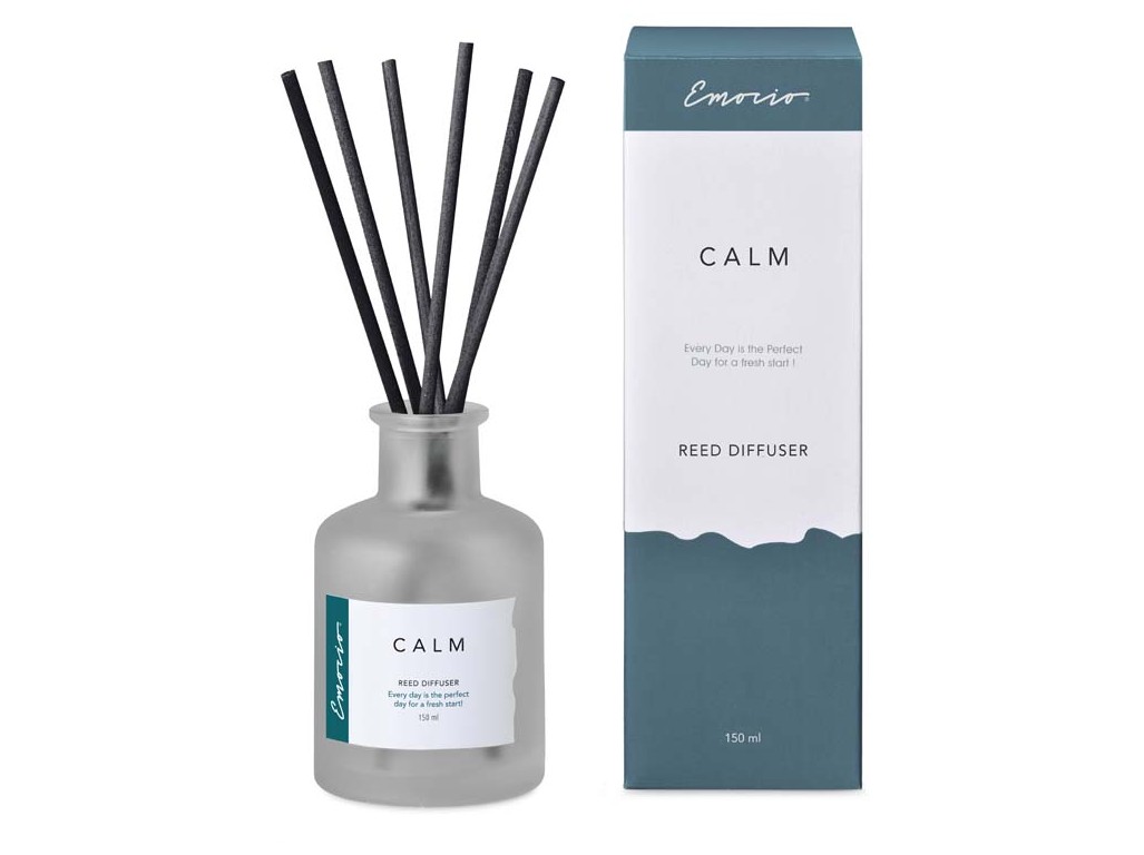 Emocio Diffuser Wellness Calm, 150ml + vonné steblá