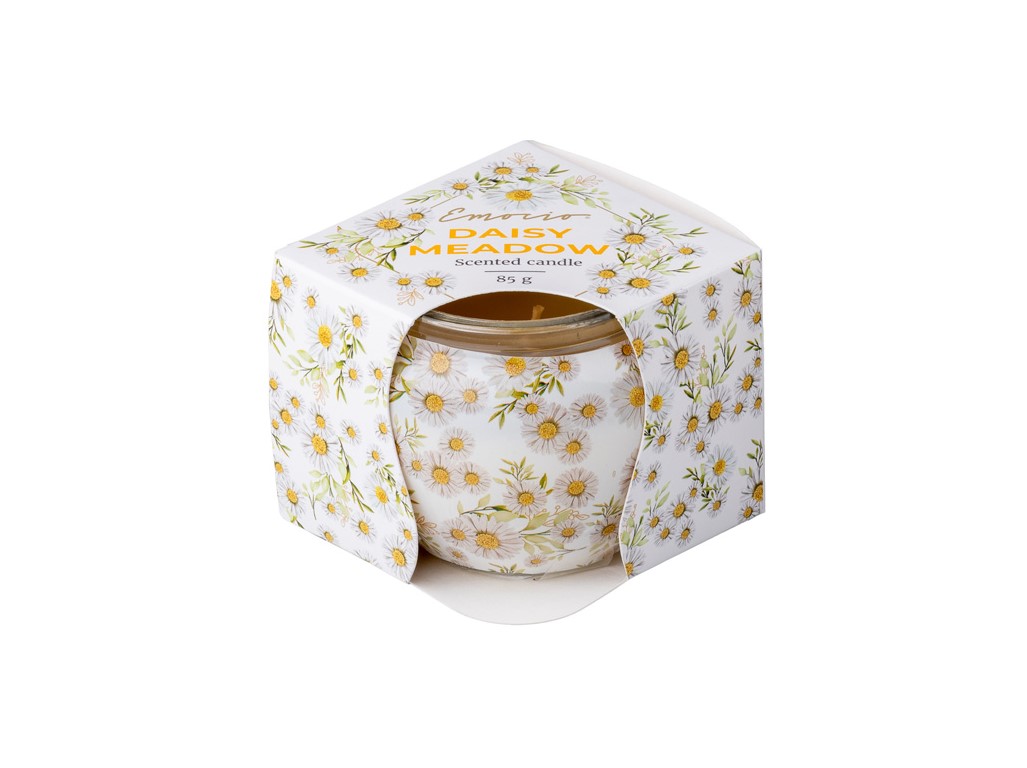Emocio vonná sviečka v skle Daisy Meadow Dekor 70x62mm