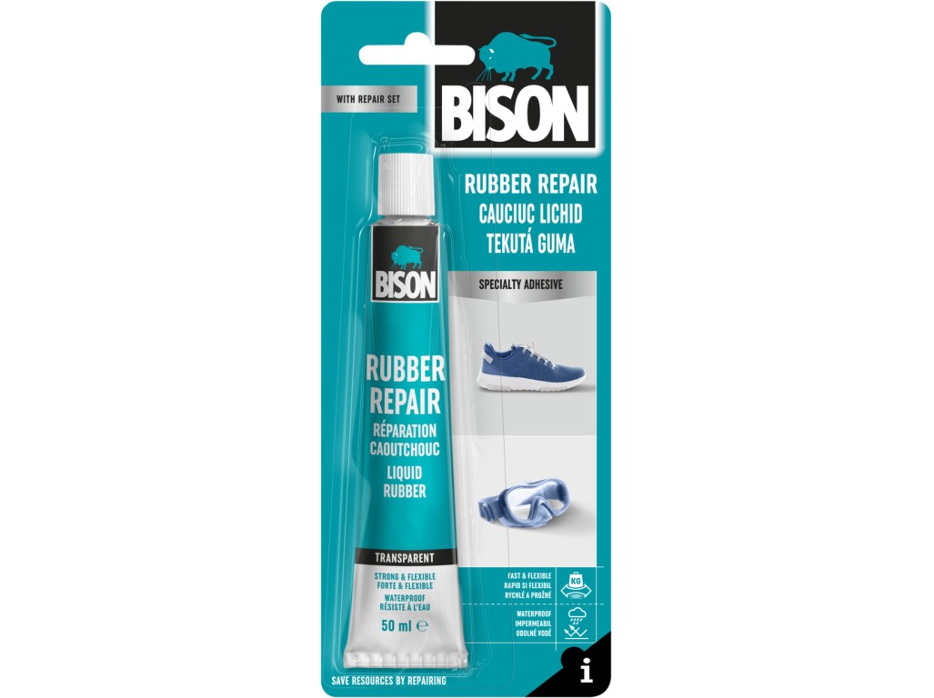 BISON guma na opravy LIQUID RUBBER 50 ml