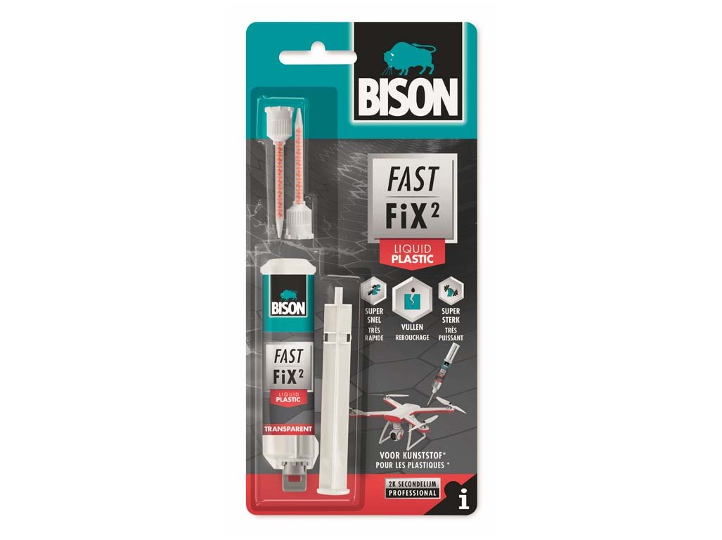 BISON dvojzložkové lepidlo AST FIX PLASTIC 10 g