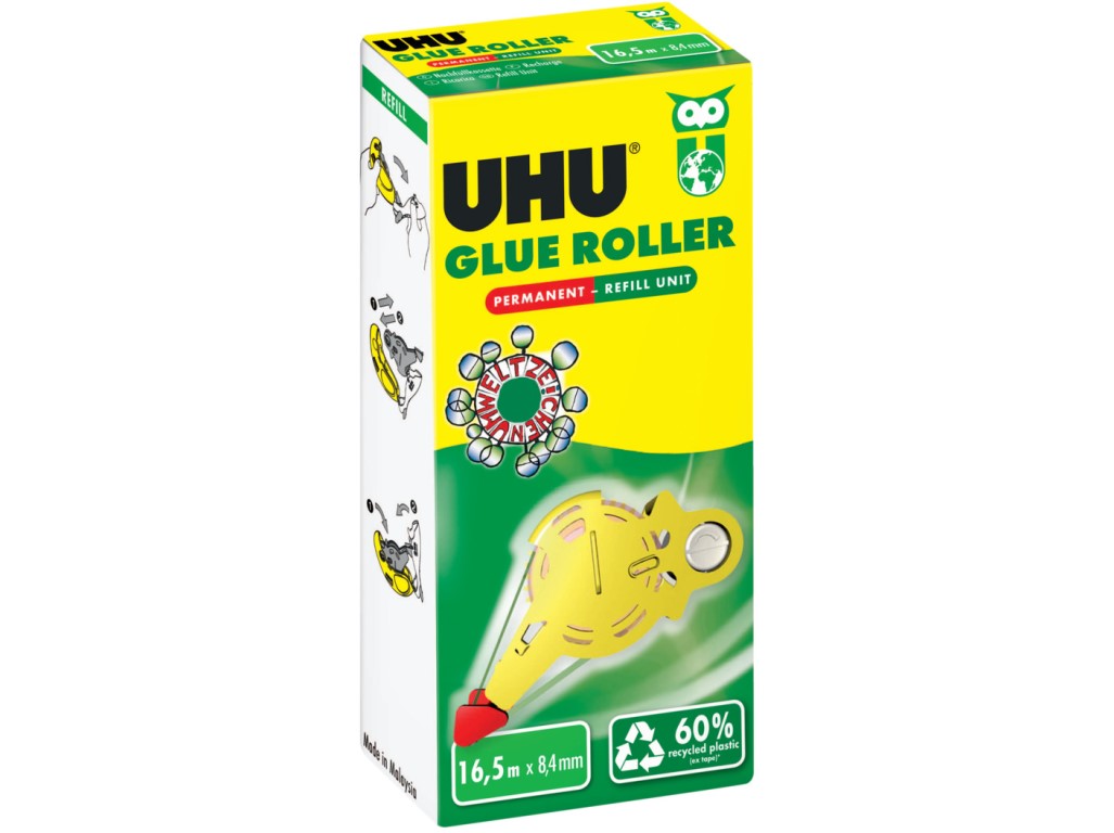 UHU Glue Roller Permanent - náhradná náplň