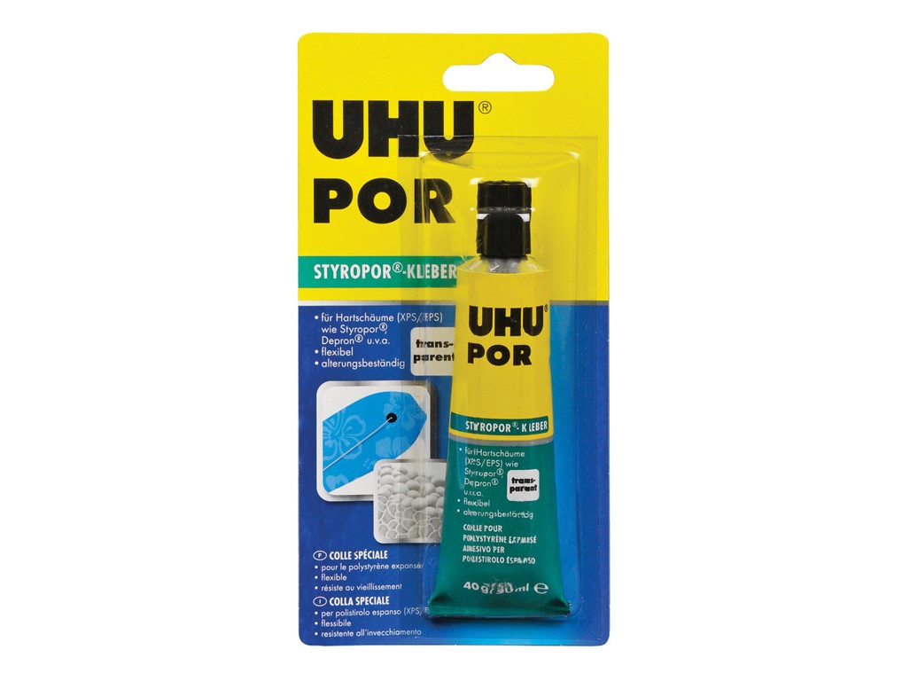 UHU lepidlo na tvrdej peny Por 50 ml/40 g
