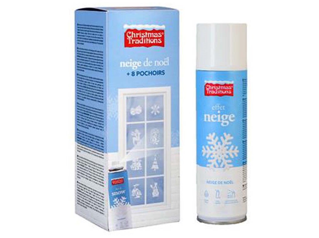 Sneh 150 ml sprej + 8 šablón