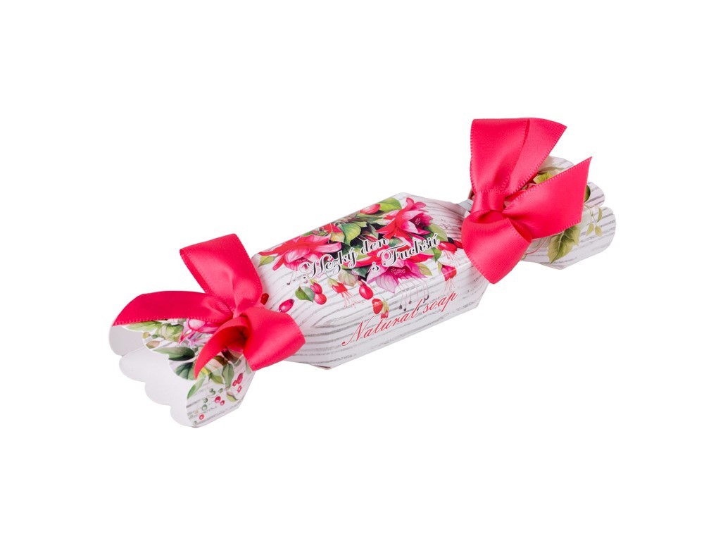 Mydlo Pekný deň s Fuchsiou v krabičke v ružovej farbe 20g