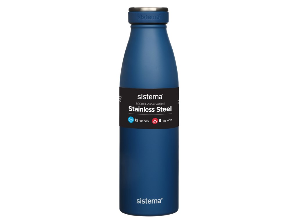 Sistema Nerezová termoska Hydrate Stainless Steel 500 ml, modrá