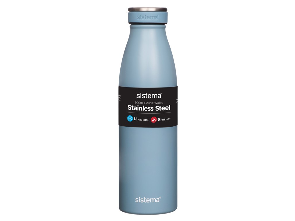 Sistema Nerezová termoska Hydrate Stainless Steel 500 ml, svetlo modrá
