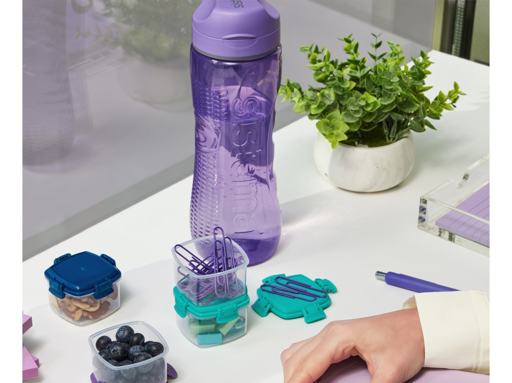 Sistema Fľaša s pútkom Hydrate Active Flip Top 800 ml, fialová