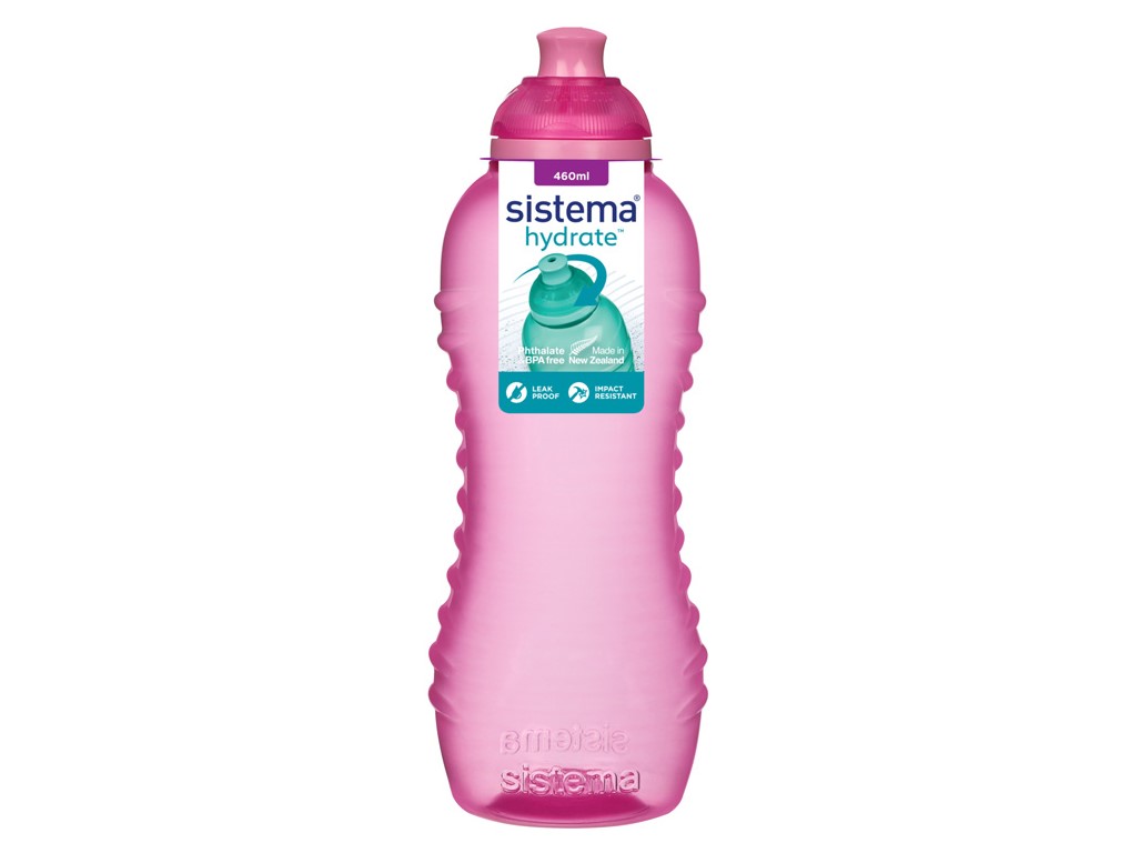Sistema Fľaša Hydrate Squeeze Twist n Sip 460 ml, ružová