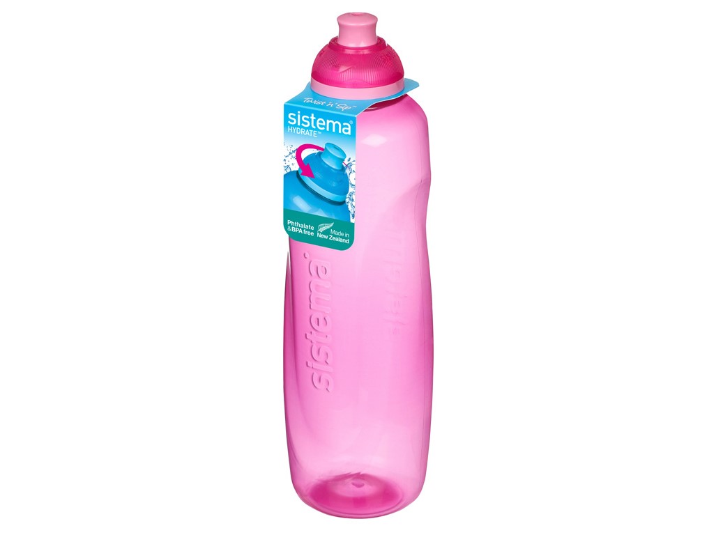Sistema Fľaša Hydrate Helix Twist n Sip 600 ml, ružová