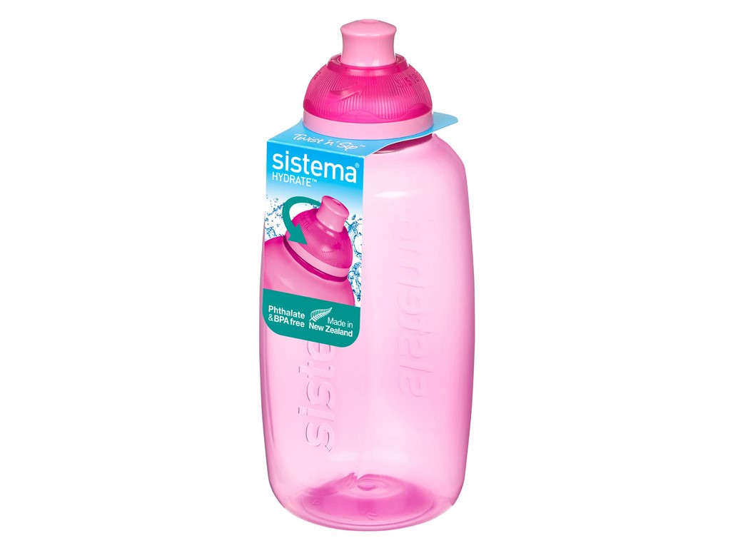 Sistema Fľaša Hydrate Itsy Twist n Sip 380 ml, ružová