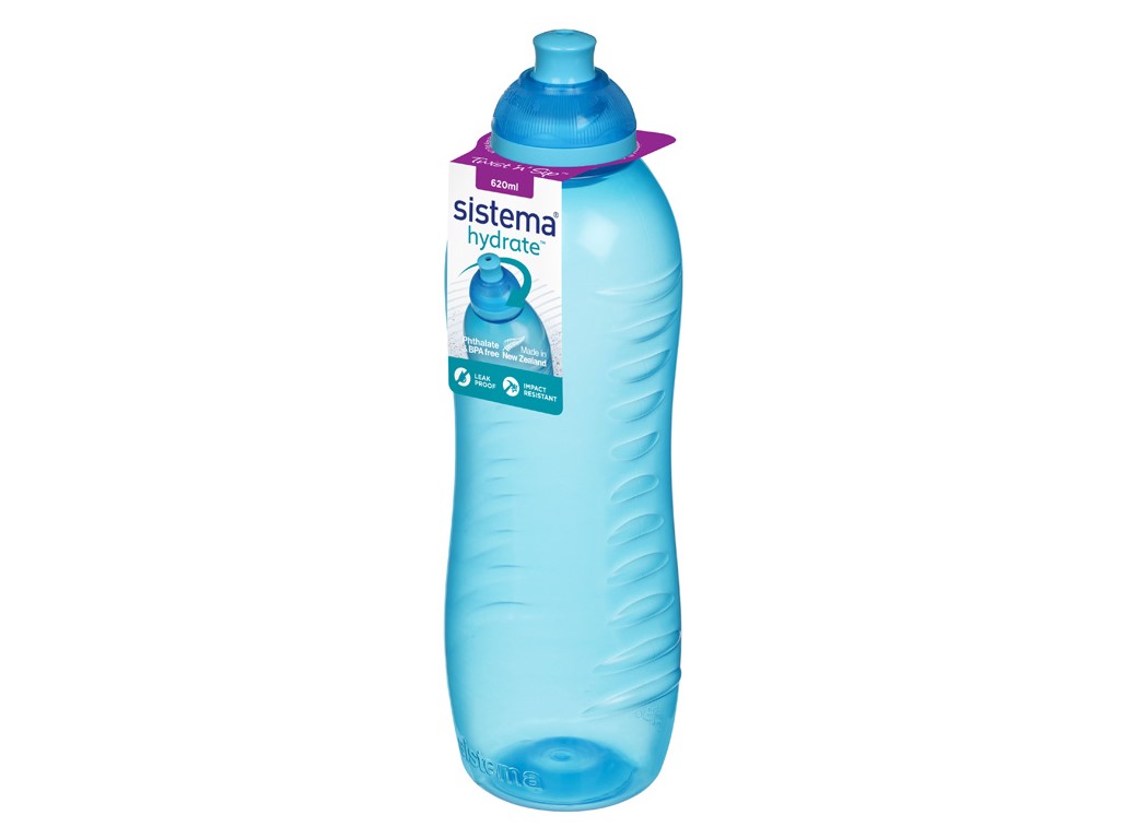 Sistema Fľaša Hydrate Squeeze Twist n Sip 620 ml, modrá